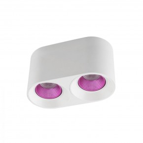 DK3096-WH+PI Светильник накладной IP 20, 10 Вт, GU5.3, LED, белый/розовый, пластик в Югорске - yugorsk.mebel24.online | фото