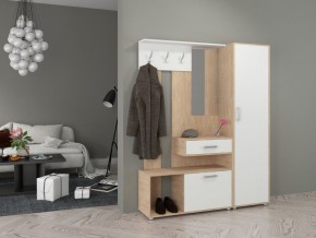 ЭНТЕР 1 Прихожая (модульная) дуб сонома/белый в Югорске - yugorsk.mebel24.online | фото