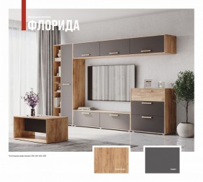 ФЛОРИДА Гостиная (модульная) дуб золотой/графит в Югорске - yugorsk.mebel24.online | фото