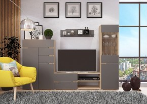 Гостиная АНТАЛИЯ (модульная) Сонома/Графит софт в Югорске - yugorsk.mebel24.online | фото 14