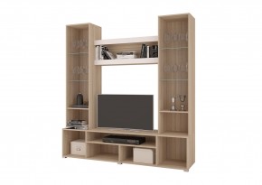Гостиная АНТАЛИЯ (модульная) Сонома/Графит софт в Югорске - yugorsk.mebel24.online | фото 3