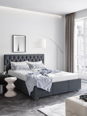 Интерьерная Кровать Октавия Серый 1400x2000 в Югорске - yugorsk.mebel24.online | фото