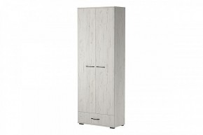 ИТАЛИЯ ШК1Я-800 Шкаф 2дв, 1ящ (дуб крафт белый) в Югорске - yugorsk.mebel24.online | фото