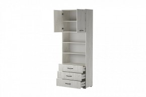ИТАЛИЯ ШК3Я-800 Шкаф 2дв, 3ящ (дуб крафт белый) в Югорске - yugorsk.mebel24.online | фото 2