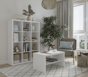 Журнальный стол Энкель 82С, тамбурат, цвет белый в Югорске - yugorsk.mebel24.online | фото 4