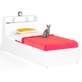 Камелия Кровать 0900, цвет белый, ШхГхВ 93,5х217х78,2 см., сп.м. 900х2000 мм., без матраса, основание есть в Югорске - yugorsk.mebel24.online | фото 1