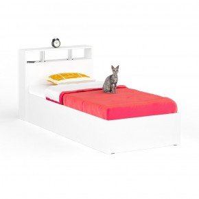 Камелия Кровать 0900, цвет белый, ШхГхВ 93,5х217х78,2 см., сп.м. 900х2000 мм., без матраса, основание есть в Югорске - yugorsk.mebel24.online | фото 2