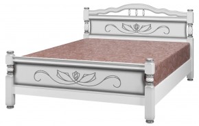 КАРИНА-5 Кровать из массива 1400 в Югорске - yugorsk.mebel24.online | фото 3