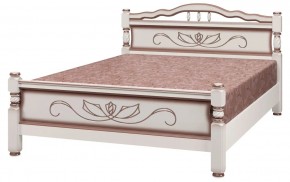 КАРИНА-5 Кровать из массива 1400 в Югорске - yugorsk.mebel24.online | фото 4