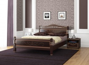 КАРИНА-5 Кровать из массива 1400 в Югорске - yugorsk.mebel24.online | фото 9