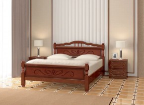 КАРИНА-5 Кровать из массива 1400 (Орех) в Югорске - yugorsk.mebel24.online | фото