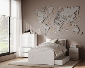 Комод КАСТОР с пятью ящиками, цвет белый в Югорске - yugorsk.mebel24.online | фото 3