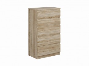 Комод КАСТОР с пятью ящиками, цвет Дуб Сонома в Югорске - yugorsk.mebel24.online | фото
