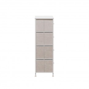 Комод Leset Линкс 4 ящ. (к/з), Каркас Белый, ящики Белые в Югорске - yugorsk.mebel24.online | фото 4