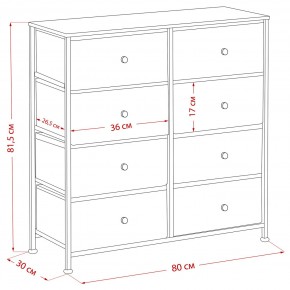 Комод Leset Линкс 8 ящиков (МДФ) в Югорске - yugorsk.mebel24.online | фото 12