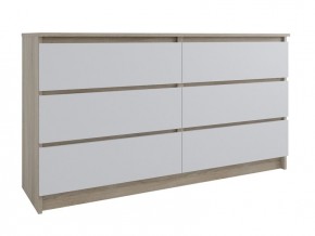 Комод МОРИ МК 1380.6 (Дуб Сонома/Белый) в Югорске - yugorsk.mebel24.online | фото 1