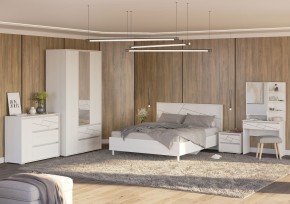 АДЕЛИНА Комод с 1дв и 3-мя ящ (белый рамух) в Югорске - yugorsk.mebel24.online | фото 3