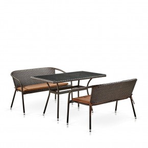 Комплект мебели из иск. ротанга T286A/S139A-W53 Brown в Югорске - yugorsk.mebel24.online | фото 2