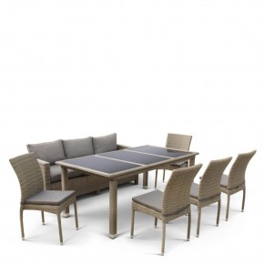 Комплект плетеной мебели T365/S65/Y380B-W65 Light Brown (8+1) в Югорске - yugorsk.mebel24.online | фото 3