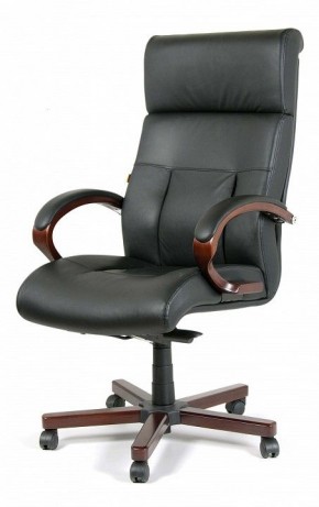 Кресло для руководителя Chairman 421 черный/орех темный, черный в Югорске - yugorsk.mebel24.online | фото 7