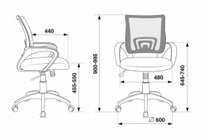 Кресло компьютерное CH-695N/BL/TW-11 в Югорске - yugorsk.mebel24.online | фото 12