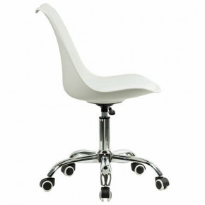 Кресло стул BRABIX "Eames MG-310 CH", хром, пластик белый, экокожа белая, 532923 в Югорске - yugorsk.mebel24.online | фото 3