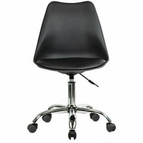 Кресло стул BRABIX "Eames MG-310 CH", хром, пластик черный, экокожа черная, 532925 в Югорске - yugorsk.mebel24.online | фото 1