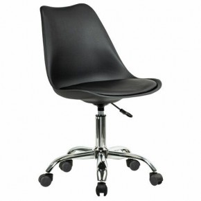 Кресло стул BRABIX "Eames MG-310 CH", хром, пластик черный, экокожа черная, 532925 в Югорске - yugorsk.mebel24.online | фото 2