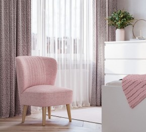 Кресло Унельма светло-розовый, ткань рогожка в Югорске - yugorsk.mebel24.online | фото 3