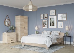 Кровать 1,6 VICTOR + основание (Сонома) в Югорске - yugorsk.mebel24.online | фото 4
