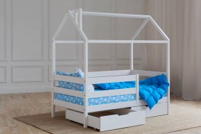 Кровать-домик 80*190 Белый в Югорске - yugorsk.mebel24.online | фото 4