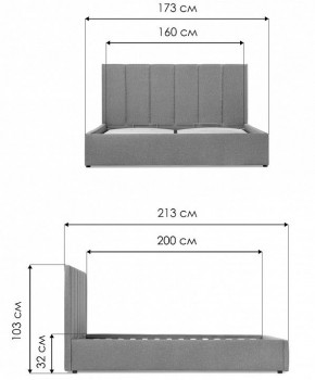 Кровать двуспальная Афродита-3 в Югорске - yugorsk.mebel24.online | фото 11