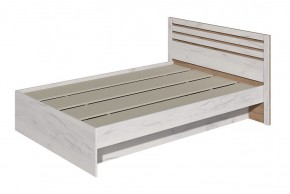 Кровать Лиана 1.4 (Дуб Крафт Белый/Дуб Крафт Золотой) в Югорске - yugorsk.mebel24.online | фото