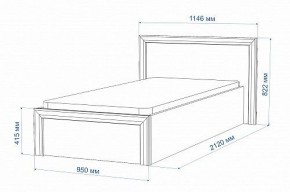 Кровать односпальная Нобиле Кр-90 в Югорске - yugorsk.mebel24.online | фото 2