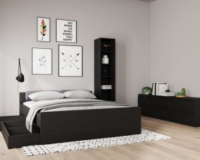 Кровать ОРИОН двухспальная с ортопедическим основанием 180х200, цвет Дуб Венге в Югорске - yugorsk.mebel24.online | фото 3