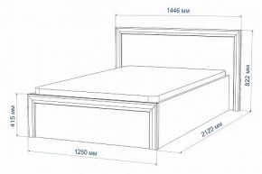 Кровать полутораспальная Нобиле Кр-120 в Югорске - yugorsk.mebel24.online | фото 3