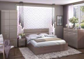Кровать Вегас 1,6м Шимо темный в Югорске - yugorsk.mebel24.online | фото 2