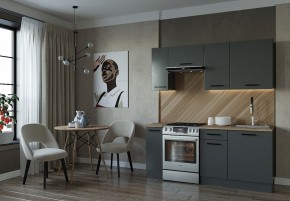 Кухонный гарнитур Антрацит 1800 (Стол. 38мм) в Югорске - yugorsk.mebel24.online | фото