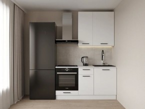Кухонный гарнитур Белый Глянец 1600 h950 (Стол. 26мм) в Югорске - yugorsk.mebel24.online | фото 1