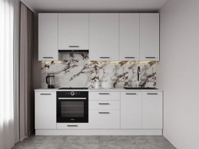Кухонный гарнитур Белый Глянец 2400 h950 (Стол. 26мм) в Югорске - yugorsk.mebel24.online | фото