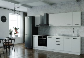 Кухонный гарнитур Белый Глянец 2800 (Стол. 26мм) в Югорске - yugorsk.mebel24.online | фото 1