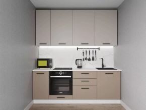 Кухонный гарнитур Каппучино 2200 h950 (Стол. 26мм) в Югорске - yugorsk.mebel24.online | фото