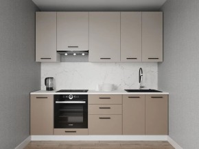 Кухонный гарнитур Каппучино 2400 h950 (Стол. 38мм) в Югорске - yugorsk.mebel24.online | фото