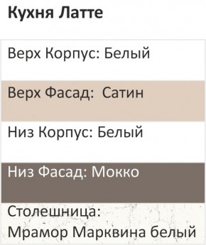 Кухонный гарнитур Латте 2000 (Стол. 38мм) в Югорске - yugorsk.mebel24.online | фото 3