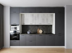 Кухонный гарнитур Санторини 3400 (Стол. 38мм) в Югорске - yugorsk.mebel24.online | фото