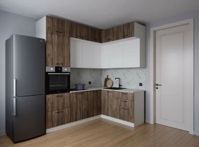 Кухонный гарнитур Старое Дерево 2200*1700 (Стол. 38мм) в Югорске - yugorsk.mebel24.online | фото