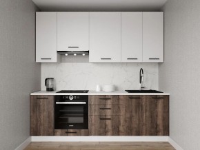 Кухонный гарнитур Старое Дерево 2400 h950 (Стол. 38мм) в Югорске - yugorsk.mebel24.online | фото