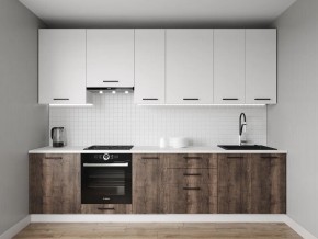 Кухонный гарнитур Старое Дерево 3000 h950 (Стол. 38мм) в Югорске - yugorsk.mebel24.online | фото