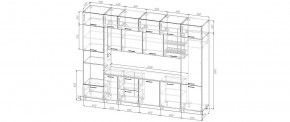 Кухонный гарнитур Старое Дерево 3400 (Стол. 38мм) в Югорске - yugorsk.mebel24.online | фото 2