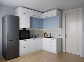 Кухонный гарнитур угловой Капри 2200*1700 (Стол. 26мм) в Югорске - yugorsk.mebel24.online | фото